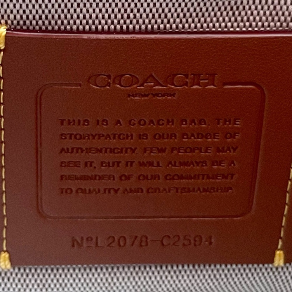 ❤️SOLD❤️NWT Coach Bea Tote in Colorblock Taffy, Orange, Multi C2594 - Picture 8 of 10